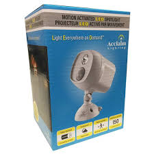 4.2 out of 5 stars. Acclaim Lighting Battery Operated Motion Activated Led Single Spotlight B225gr Rona