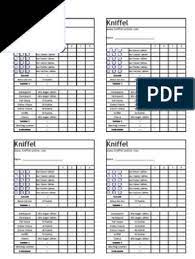 Check spelling or type a new query. Kniffel Blatt Pdf