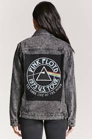 Where Is My Mind Maybe It S In The Gutter Pink Floyd Graphic Denim Jacket Women Outerwear 2000233528 Forever 21 Canada English Jackets Streetwear Women Fashion