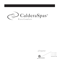 Caldera Spas 2008 C Series Owners Manual 301506 Rev A 08 User