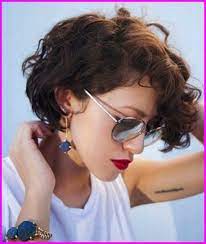 Doing this will help elongate your face shape. Pin On Short Curly Haircuts