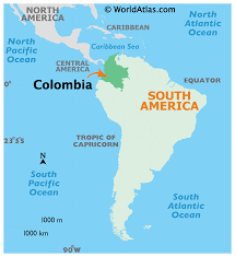 Colombia is located in northwestern south america. Colombia Maps Facts World Atlas