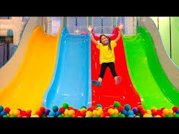 Wendy Pretend Play W Indoor Playground Sings Peekaboo Song For Kids Youtube Diy Kids Playground Kids Songs Indoor Playground