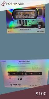 Type S Off Road App Controlled 49 Colors Light Bar In 2020 Light Colors Spot Colour App Control