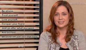 Pam S Final Words Of Advice The Office Finale Office Quotes The Office Show