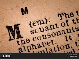 1) what is the position (first, second, etc) in the alphabet of the middle letter in the word chocolate? Close M 13th Letter Image Photo Free Trial Bigstock
