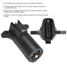 Check spelling or type a new query. 12v 7 Way Pin Rv Blade To 5 Way Flat Trailer Wiring Adapter Trailer Light Plug Connector Trailer Plug Automobiles New Cables Adapters Sockets Aliexpress