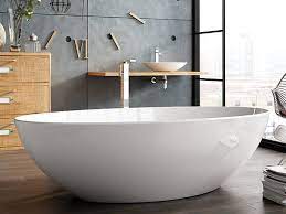 Welchen kostenfaktor hat ideal die designer badewanne? Freistehende Designer Badewanne Aus Mineralguss Olympia Classic Stone