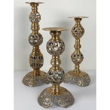 Check spelling or type a new query. Tall Pierced Vintage Brass Candle Holders Set Of 3 Chairish
