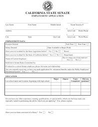 california employment application form download printable pdf templateroller
