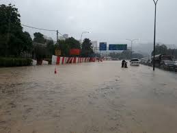 Flash flooding happens when rain falls so fast that the underlying ground cannot cope, or drain it away fast enough. Heavy Rain Causes Flash Floods Jams In Klang Valley