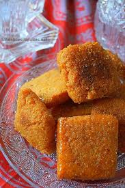 Mbesses Au Miel Gateau De Semoule Algerien Aux Delices Du Palais Gateau De Semoule Semoule Recette Marocaine Facile