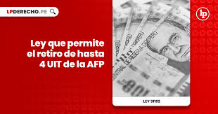 May 07, 2021 · actualización 6.5.2021 el pleno del congreso aprobó por insistencia el dictamen que autoriza en forma extraordinaria a los afiliados de la administradora de fondos de pensión (afp) el retiro facultativo de hasta 17600 soles (4 uit) de sus aportes pensionarios. Ley 31192 Que Permite El Retiro De Hasta 4 Uit De La Afp Lp