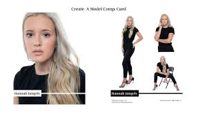 Send a card that's truly personalized and from the heart. How To Create A Model Comp Card Youtube