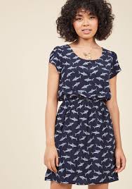 Oh My Gosh A Line Dress Shark Dress Dresses Shark Clothes