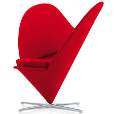 Vitra Miniature Heart Cone Chair By Verner Panton Stardust