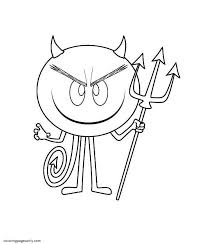 900x734 disney donald devil halloween costume coloring page disney. Devil Emoji Movie Coloring Pages Emoji Coloring Pages Coloring Pages For Kids And Adults