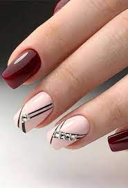 Las uñas son un complemento a tu estilo y a tu look y decorarlas con diseños maravillosos es. Unas Decoradas Rojo Vino Facebook