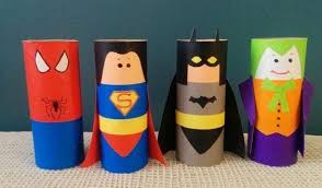Papierrolle Superhelden Fur Meinen Neffen Diy Spring Crafts Toilet Paper Crafts Paper Roll Crafts