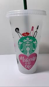 Makeup Lover Cup Custom Starbucks Cup Starbucks Cups Starbucks Tumbler