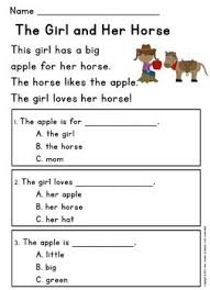 Kindergarten Guided Reading Comprehension Passages And Questions Reading Comprehension Kindergarten Reading Comprehension Passages Kindergarten Reading