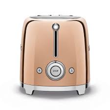 Toaster Grille Pain Cuivre Tsf01rgeu Smeg Be