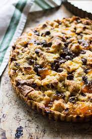 Jamie Oliver S Panettone Pudding Tart The Clever Carrot Recipe Pudding Tart Sweet Recipes Pudding Recipes
