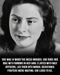 Hey there, you handsome Nazi fella,” the beautiful young woman said. “Wanna  ditch this place and go somewhere more private?” Off into the Dutch forest  they went, and then Blam! She shot
