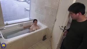 Asian mom invites stepson in the tub with her - Hell Moms