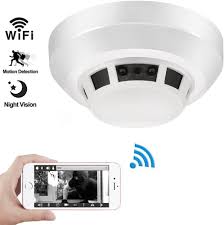 If you are not too familiar with security cameras, you may not be able to tell exactly the difference between a smoke detector and a dummy smoke detector concealed with spy camera. Smoke Detector Camera Wifi Full Hd With Ir Nigh Led Cool Mania