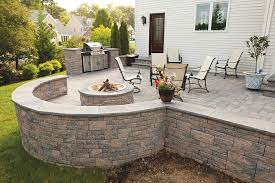 Ep Henry Coventry Wall Dakota Blend Fire Pit Kit Stone Center Of Va Www Stonecenterofva Com