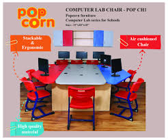 Popcornfurniture The Largest School Furniture Manufacturers In India Presents Chair Pop Ch1 In Its C Classroom Interior School Computer Lab School Computers