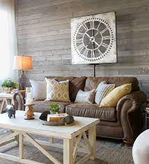 A Farmhouse Living Room That Will Make You Want A Brown Sofa Schneiderman S The Blog Brown Living Room Decor Brown Couch Living Room Farm House Living Room