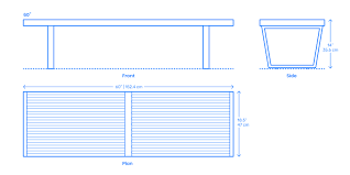 Some people prefer to slope the seat slightly so the back is 1 inch lower than the front. Nelson Platform Bench Dimensions Drawings Dimensions Com