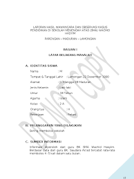 Wawancara adalah kegiatan percakapan antara dua individu atau lebih yang dilakukan oleh pewawancara dan juga narasumber. Contoh Laporan Observasi Wawancara