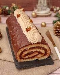 Buche Roulee Chocolat Praline Vegan Perle En Sucre Roule Au Chocolat Recette Biscuit De Noel Perle En Sucre