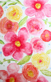 Water easy beginner watercolor painting flowers. Beginner Water Painting Ideas Easy Painting Inspired