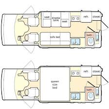 Chinook Concourse Floor Plan Total Length 21 Feet About 1 3 Cockpit 1 3 Living 1 3 Bath And Kitchen Very Agile Rv Floor Plans Chinook Rv Floor Plans