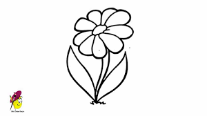 Simple picture made by followinghow to draw. Cool Drawing Of Flowers Easy Novocom Top