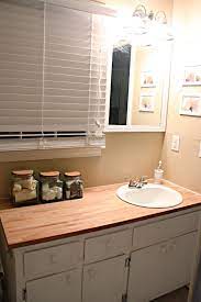 Hot Mess Makeover Diy Bathroom Vanity Bathroom Countertops Butcher Block Bathroom