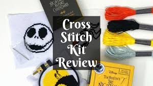 43w x 46h design area: Is Disney S Nightmare Before Christmas Cross Stitch Kit Good For Beginners Youtube
