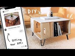 Wood Crate Coffee Table In 2020 Diy Decor Wooden Crate Coffee Table Cute Home Decor