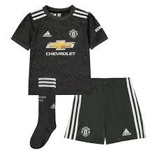 Polyester type of brand logo: Adidas Manchester United Away Mini Kit 2020 2021 Sportsdirect Com