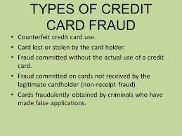 The cards appear legitimate, with issuers' logos and encoded magnetic strips. Credit Card Fraud Types Of Credit Card Fraud Counterfeit Credit Card Use Card Lost Or Stolen By The Card Holder Fraud Committed Without The Actual Ppt Download