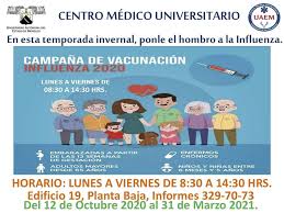 De las cuales gran cantidad pertenece al mismo público que debe recibir la vacuna contra la influenza. Campana De Vacunacion Influenza 2020 Universidad Autonoma Del Estado De Morelos