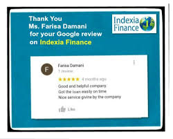 Indexia Finance Thank You Ms Farisa Damani For Your Google Review On Indexia Finance Www Indexiafinance Com Finance Personal Loans Google Reviews