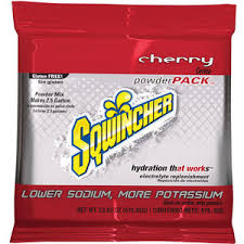 Fluid ounces, or about 3.785 liters. 23 83oz Packet 2 5gal Yield Cherry Sqwincher Powder Concentrate Electrolyte Replacement Sports Drink Fastenal
