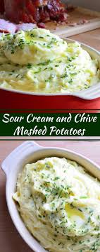 Sour Cream And Chive Mashed Potatoes Christmas Appetizer Alana Valeria Sour Cream Chive Mashed Potatoes Sour Cream Mashed Chives Recipe