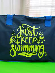 How To Use A Heat Press On Polyester Bags Heat Transfer Vinyl Projects Heat Press Swimming Bag