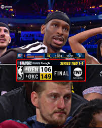 the OKC thunder took their first game loss personally…